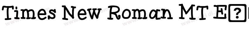 Times New Roman MT E字体转换
